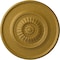 Ekena Millwork Large Floral Ceiling Medallion, Hand-Painted Pharaohs Gold, 41 1/8"OD x 2 1/2"P CM41FLPGS - alternate 1